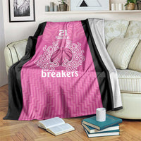 New Zealand Custom Blanket Fire Basketball Maori Tribal Pink LT9 Pink - Polynesian Pride