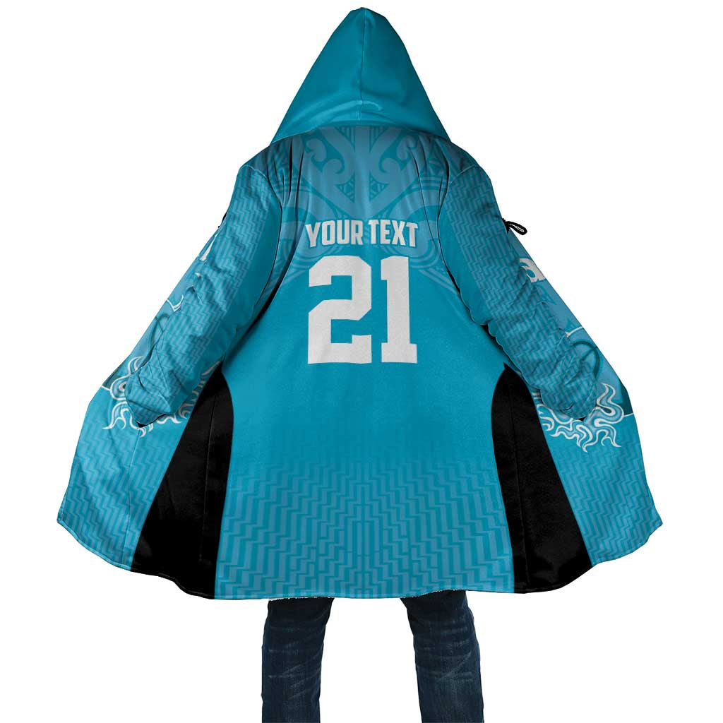 New Zealand Custom Cloak Fire Basketball Maori Tribal Sky Blue LT9 Unisex Blue - Polynesian Pride