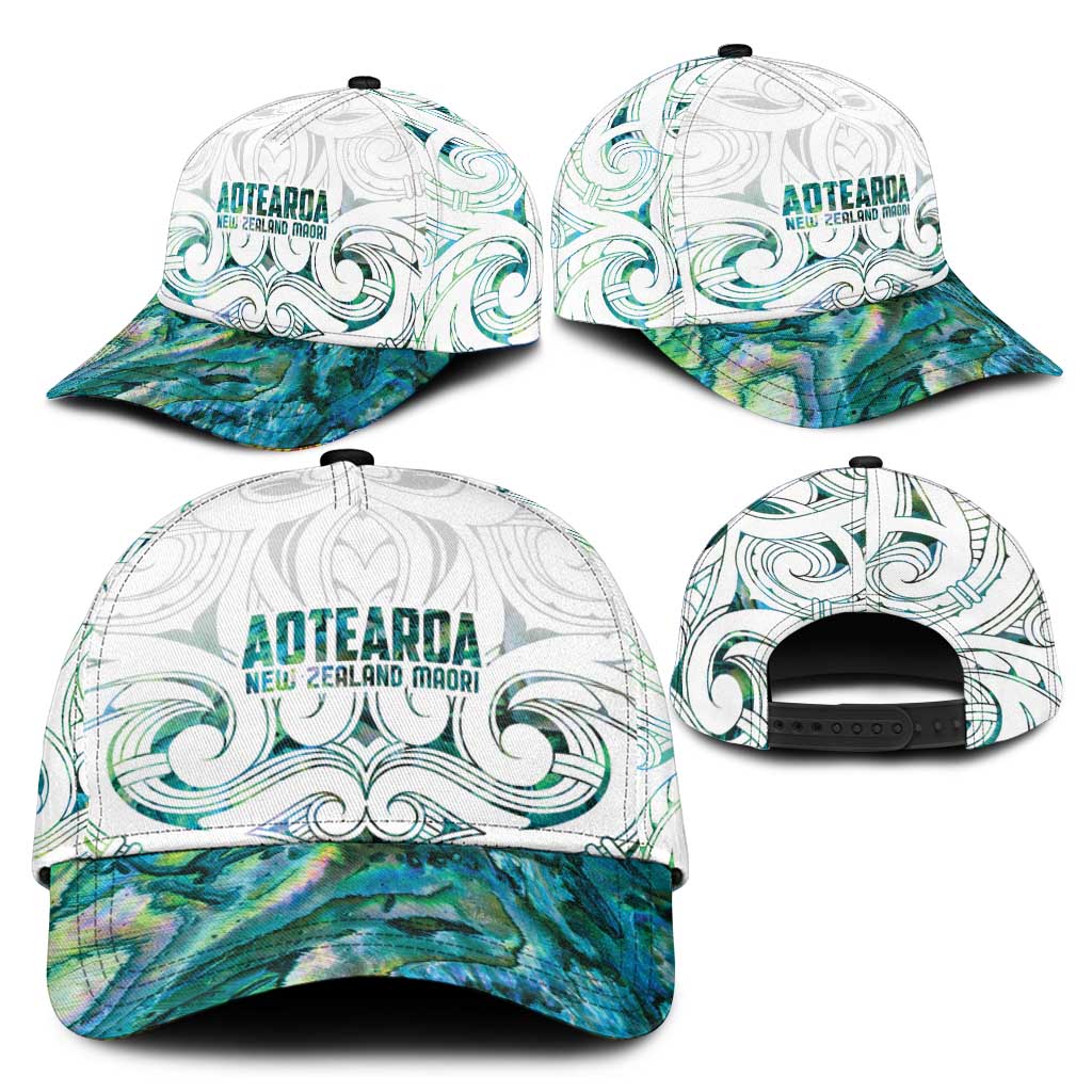 New Zealand Aotearoa Classic Cap Green Maori Papua Shell Indigenous LT9 - Polynesian Pride