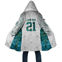 Custom New Zealand Aotearoa Cloak Green Maori Paua Shell Indigenous LT9 Unisex Green - Polynesian Pride