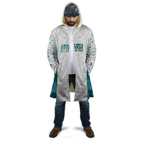 Custom New Zealand Aotearoa Cloak Green Maori Paua Shell Indigenous LT9 - Polynesian Pride