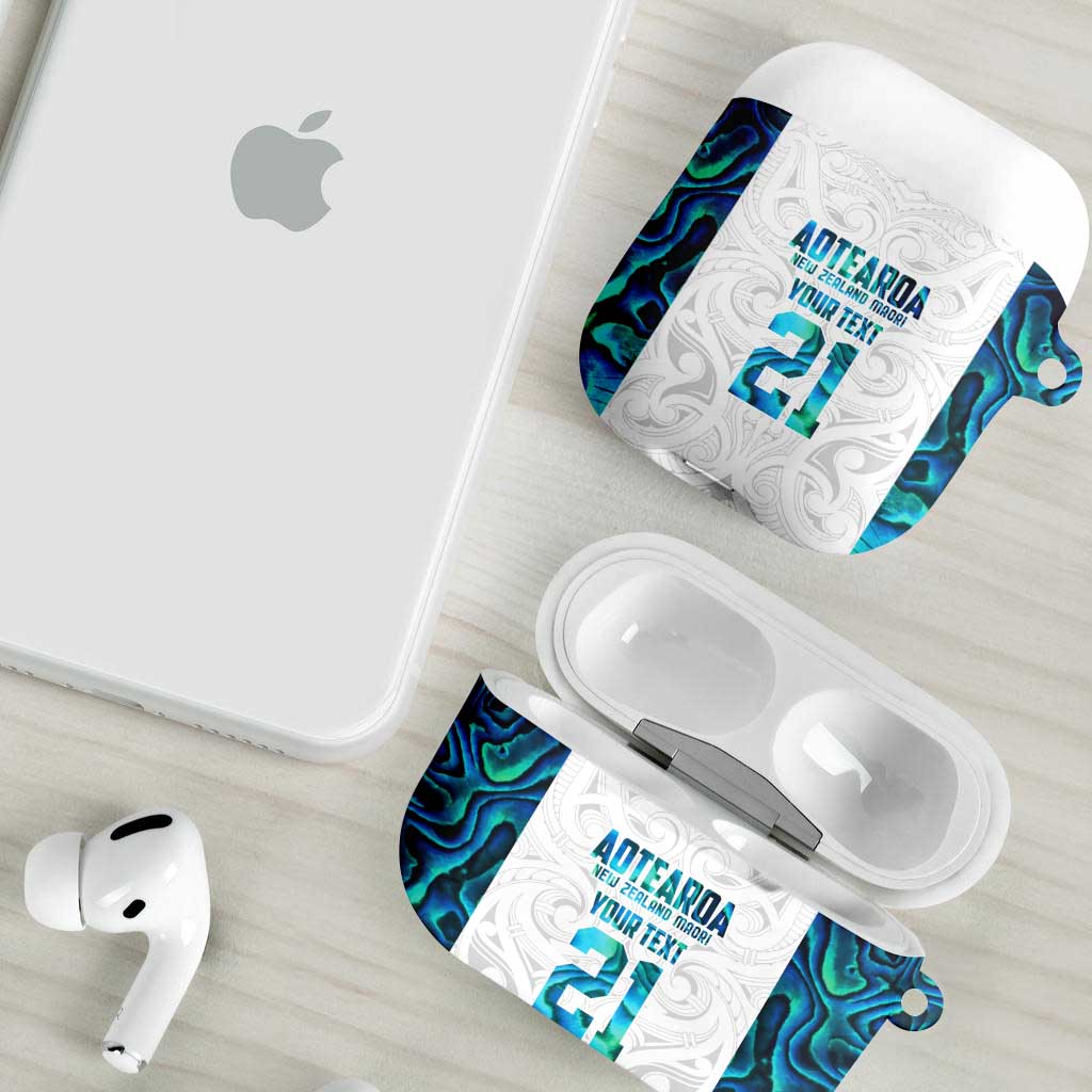 Custom New Zealand Aotearoa AirPods Case Maori Paua Shell Indigenous LT9 - Polynesian Pride