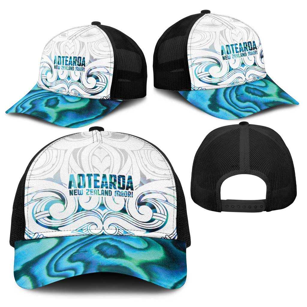 New Zealand Aotearoa Baseball Net Cap Maori Papua Shell Indigenous LT9 - Polynesian Pride