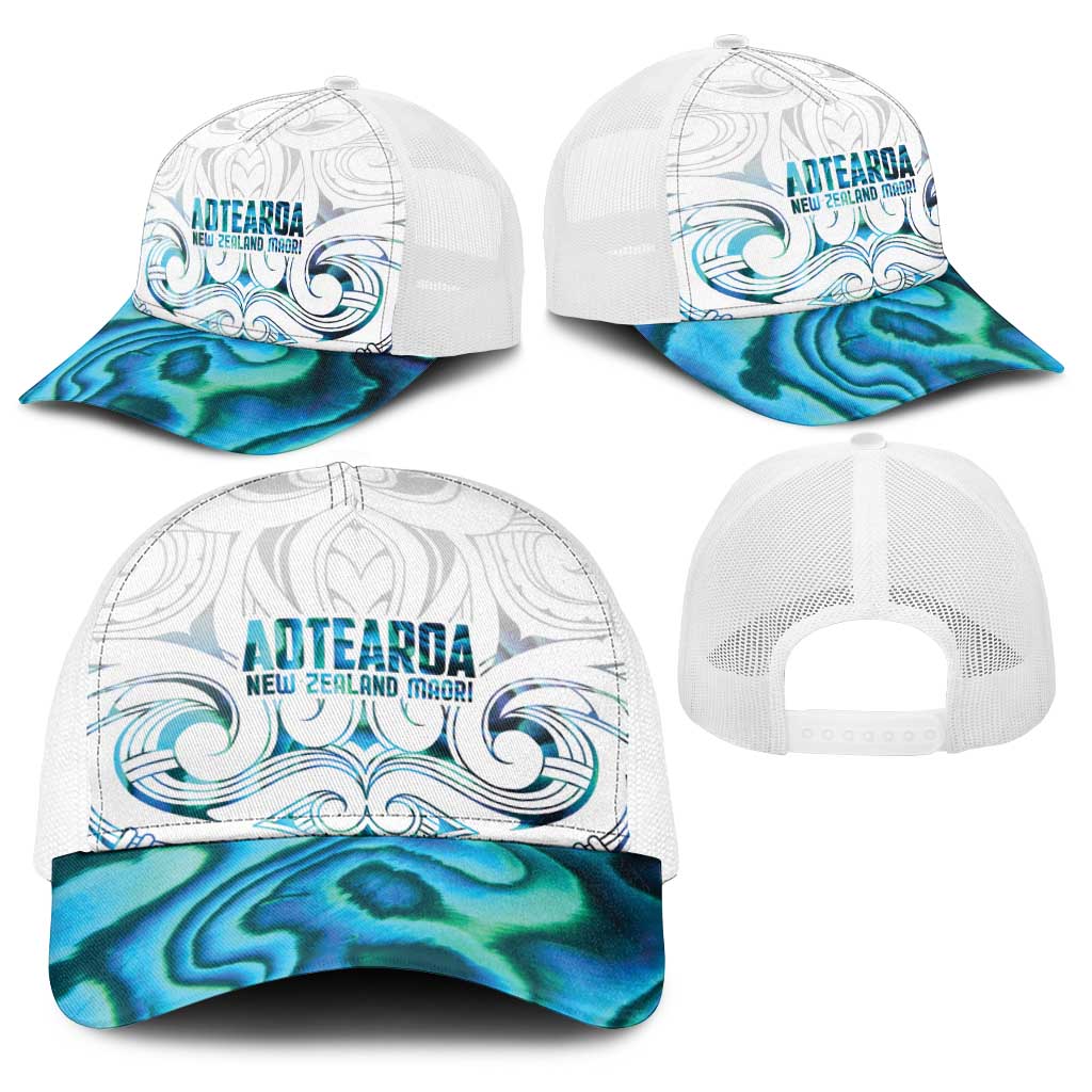 New Zealand Aotearoa Baseball Net Cap Maori Papua Shell Indigenous LT9 - Polynesian Pride