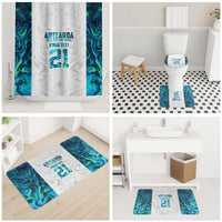 Custom New Zealand Aotearoa Bathroom Set Maori Paua Shell Indigenous LT9 - Polynesian Pride