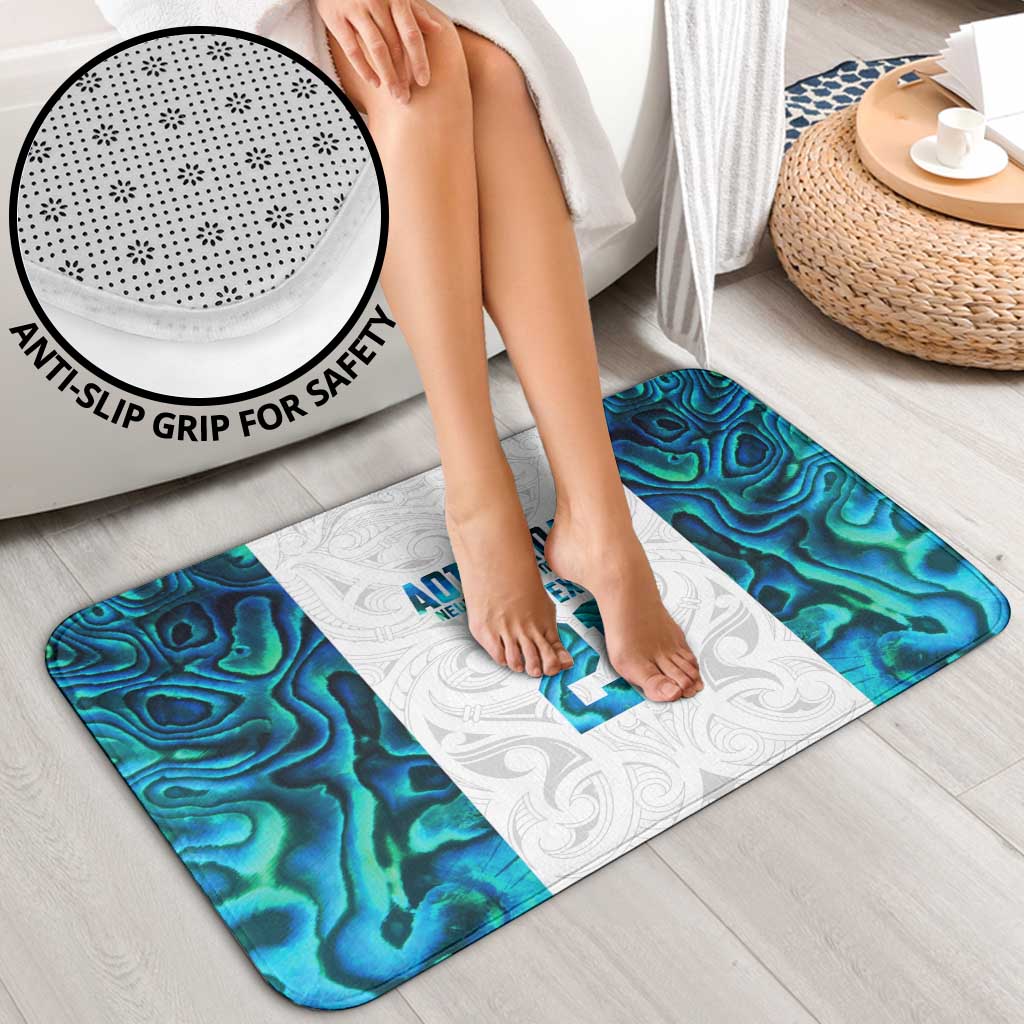 Custom New Zealand Aotearoa Bathroom Set Maori Paua Shell Indigenous LT9 - Polynesian Pride