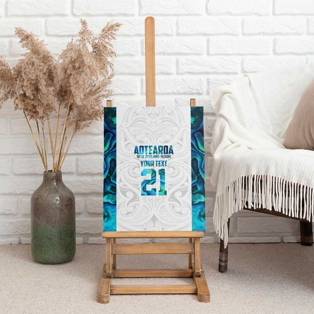 Custom New Zealand Aotearoa Canvas Wall Art Maori Paua Shell Indigenous LT9 - Polynesian Pride