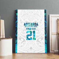 Custom New Zealand Aotearoa Canvas Wall Art Maori Paua Shell Indigenous LT9 - Polynesian Pride