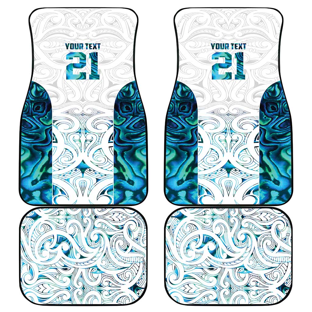 Custom New Zealand Aotearoa Car Mats Maori Paua Shell Indigenous LT9 - Polynesian Pride