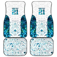 Custom New Zealand Aotearoa Car Mats Maori Paua Shell Indigenous LT9 - Polynesian Pride