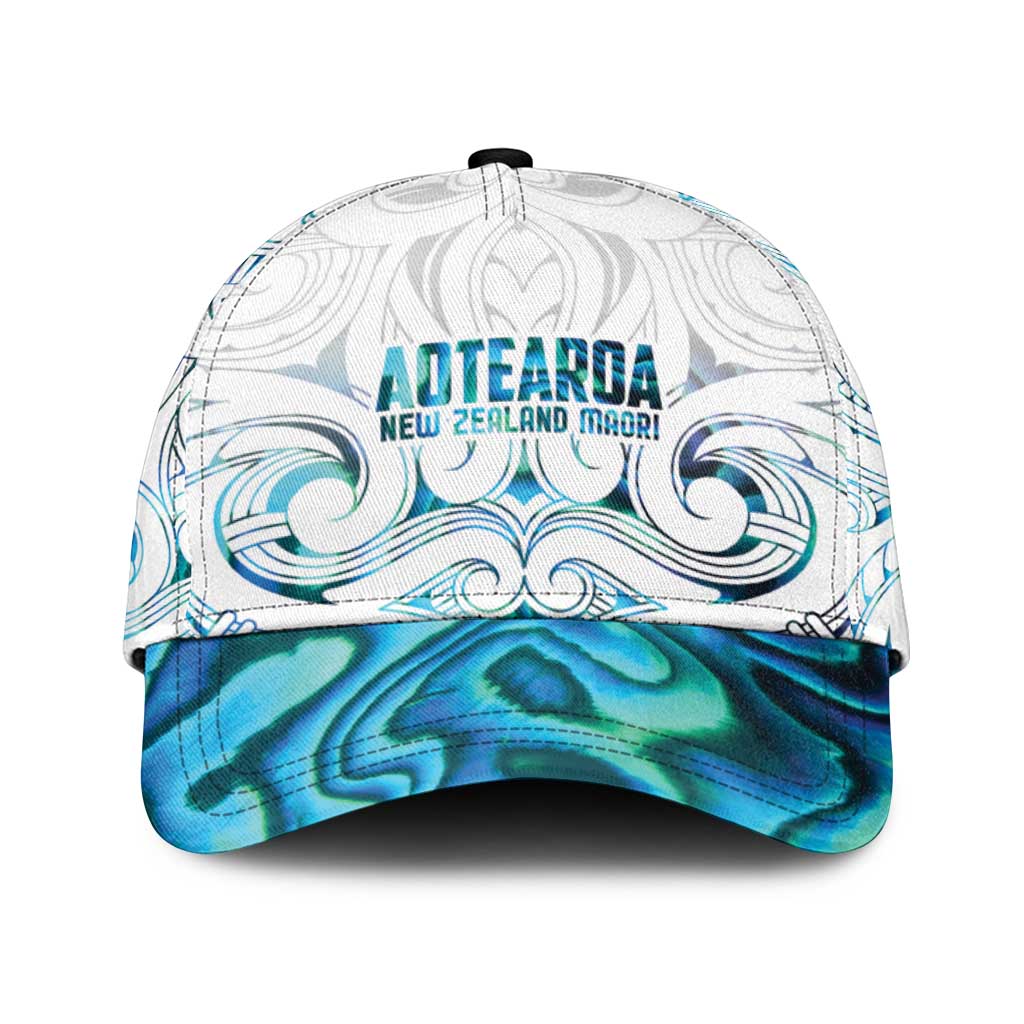 New Zealand Aotearoa Classic Cap Maori Papua Shell Indigenous LT9 Universal Fit Blue - Polynesian Pride