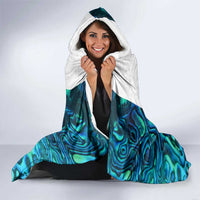 Custom New Zealand Aotearoa Hooded Blanket Maori Paua Shell Indigenous LT9 - Polynesian Pride