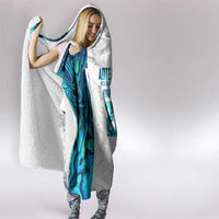 Custom New Zealand Aotearoa Hooded Blanket Maori Paua Shell Indigenous LT9 - Polynesian Pride