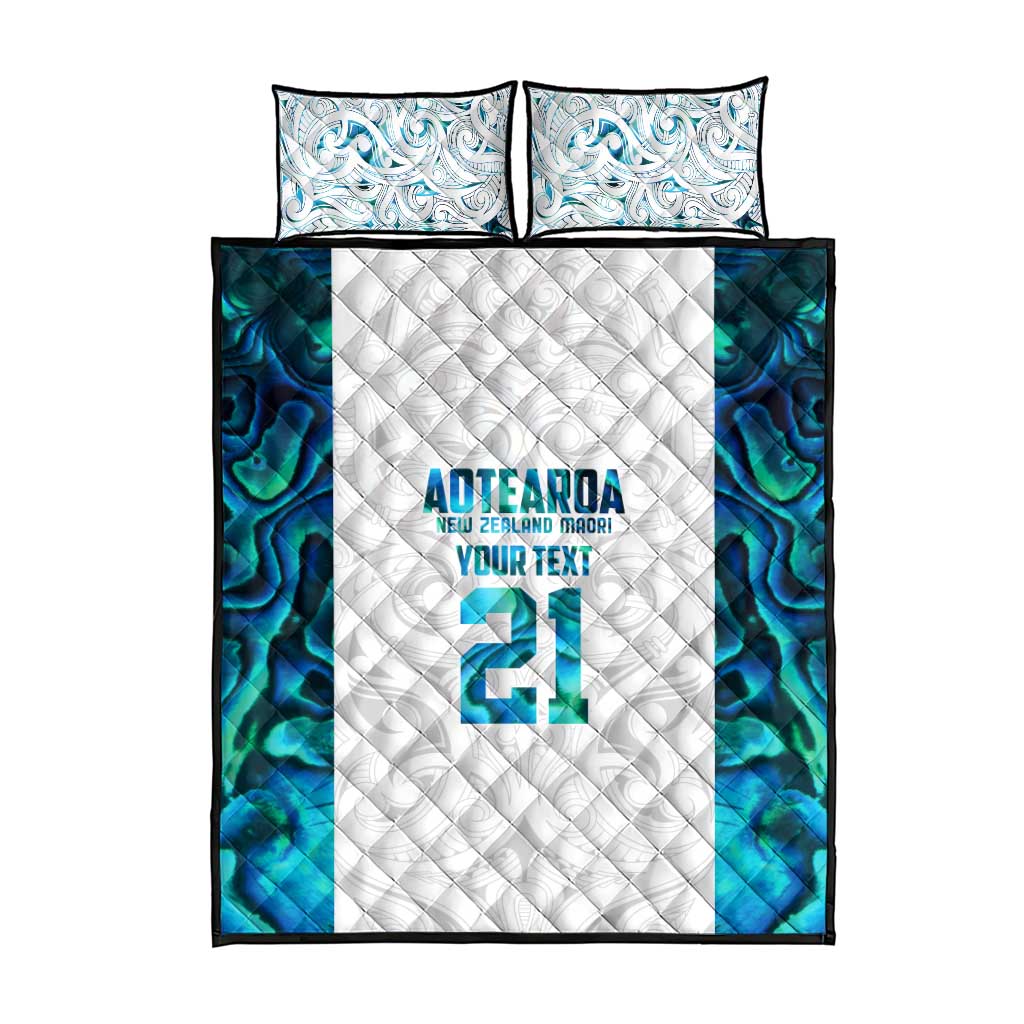 Custom New Zealand Aotearoa Quilt Bed Set Maori Paua Shell Indigenous LT9 - Polynesian Pride