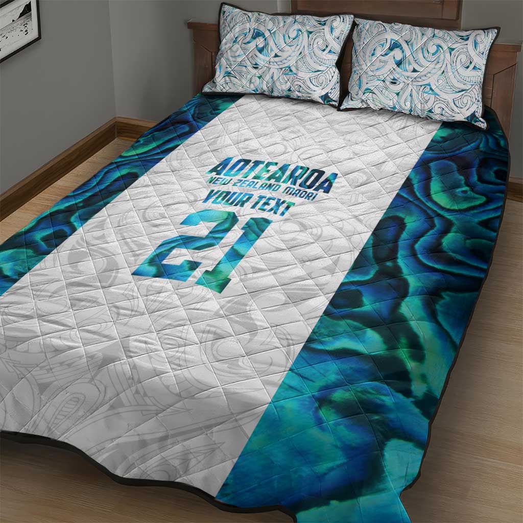 Custom New Zealand Aotearoa Quilt Bed Set Maori Paua Shell Indigenous LT9 - Polynesian Pride