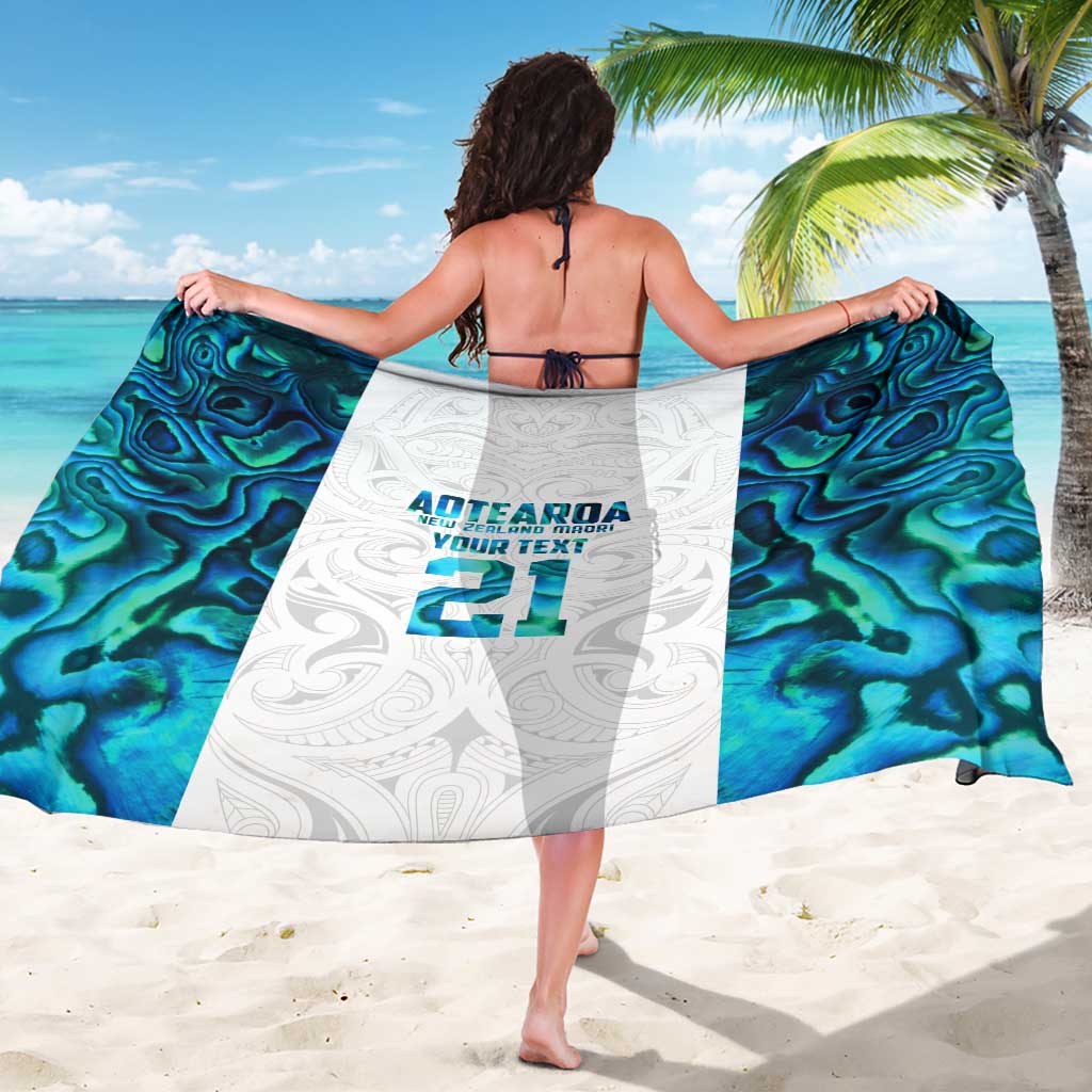 Custom New Zealand Aotearoa Sarong Maori Paua Shell Indigenous LT9 - Polynesian Pride