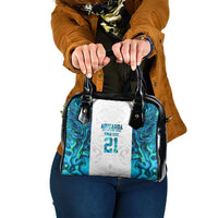 Custom New Zealand Aotearoa Shoulder Handbag Maori Paua Shell Indigenous LT9 One Size Blue - Polynesian Pride