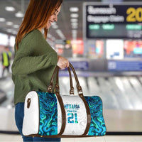 Custom New Zealand Aotearoa Travel Bag Maori Paua Shell Indigenous LT9 - Polynesian Pride