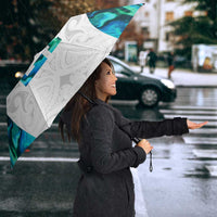Custom New Zealand Aotearoa Umbrella Maori Paua Shell Indigenous LT9 - Polynesian Pride