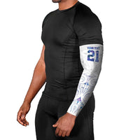 Custom New Zealand Aotearoa Arm Sleeves Purple Maori Paua Shell Indigenous LT9 - Polynesian Pride