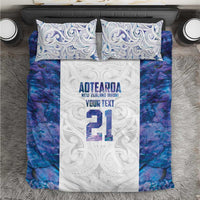 Custom New Zealand Aotearoa Bedding Set Purple Maori Paua Shell Indigenous LT9 Purple - Polynesian Pride