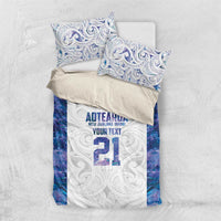 Custom New Zealand Aotearoa Bedding Set Purple Maori Paua Shell Indigenous LT9 US Twin 172cm x 218cm Purple - Polynesian Pride