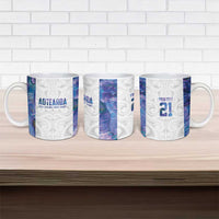 Custom New Zealand Aotearoa Ceramic Mug Purple Maori Paua Shell Indigenous LT9 - Polynesian Pride