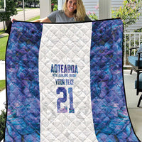 Custom New Zealand Aotearoa Quilt Purple Maori Paua Shell Indigenous LT9 Purple - Polynesian Pride