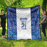 Custom New Zealand Aotearoa Quilt Purple Maori Paua Shell Indigenous LT9 - Polynesian Pride