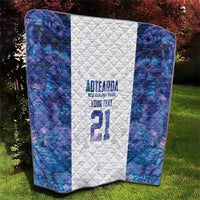 Custom New Zealand Aotearoa Quilt Purple Maori Paua Shell Indigenous LT9 - Polynesian Pride