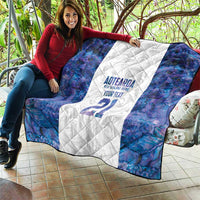 Custom New Zealand Aotearoa Quilt Purple Maori Paua Shell Indigenous LT9 - Polynesian Pride