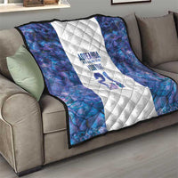 Custom New Zealand Aotearoa Quilt Purple Maori Paua Shell Indigenous LT9 - Polynesian Pride