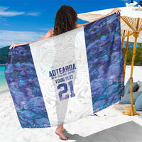 Custom New Zealand Aotearoa Sarong Purple Maori Paua Shell Indigenous LT9 One Size 44 x 66 inches Purple - Polynesian Pride