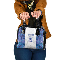 Custom New Zealand Aotearoa Shoulder Handbag Purple Maori Paua Shell Indigenous LT9 One Size Purple - Polynesian Pride
