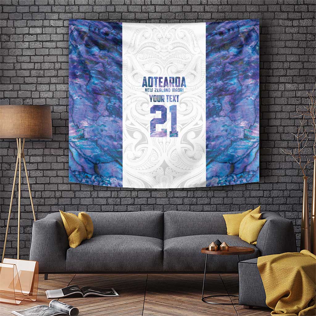 Custom New Zealand Aotearoa Tapestry Purple Maori Paua Shell Indigenous LT9 Purple - Polynesian Pride