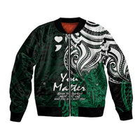 Your Matter Suicide Prevention Bomber Jacket Green Polynesian Tribal LT9 Unisex Green - Polynesian Pride