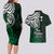 Your Matter Suicide Prevention Couples Matching Long Sleeve Bodycon Dress and Hawaiian Shirt Green Polynesian Tribal LT9 - Polynesian Pride