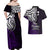 Your Matter Suicide Prevention Couples Matching Off Shoulder Maxi Dress and Hawaiian Shirt Purple Polynesian Tribal LT9 - Polynesian Pride