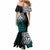 Your Matter Suicide Prevention Mermaid Dress Turqoise Polynesian Tribal LT9 - Polynesian Pride