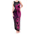 Papua New Guinea Island Tank Maxi Dress Bird of Paradise with Pink Polynesian Tribal LT9 Women Pink - Polynesian Pride