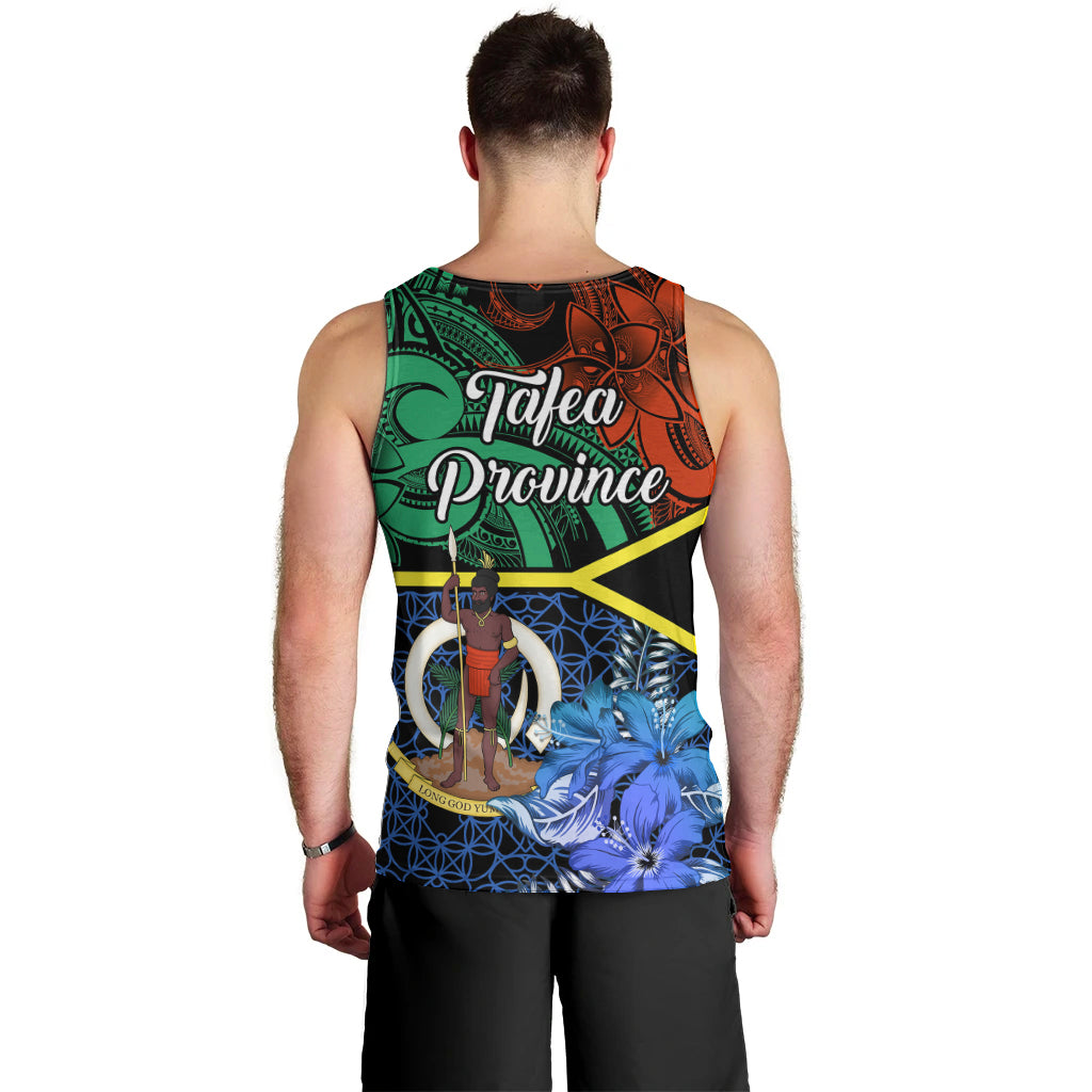 Tafea Day Men Tank Top Vanuatu Sand Drawing With Polynesian Pattern LT9 - Polynesian Pride