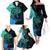 personalised-polynesia-fishing-family-matching-off-shoulder-long-sleeve-dress-and-hawaiian-shirt-with-maori-hei-matau-fish-hook-turquoise-art