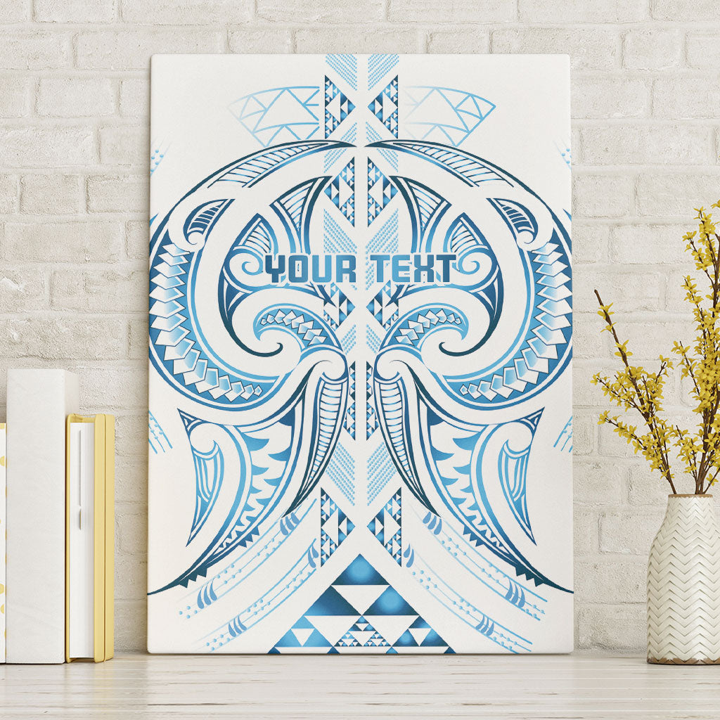 Maori Rugby Custom Ngaru Mangopare Canvas Wall Art Kahui Whetu Niho Taniwha Motif LT9 Without Frame Galaxy - Polynesian Pride