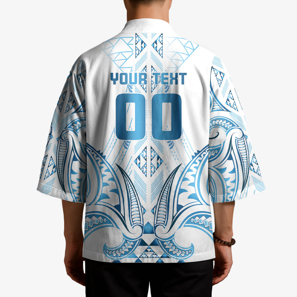 Maori Rugby Custom Ngaru Mangopare Kimono Kahui Whetu Niho Taniwha Motif LT9 - Polynesian Pride