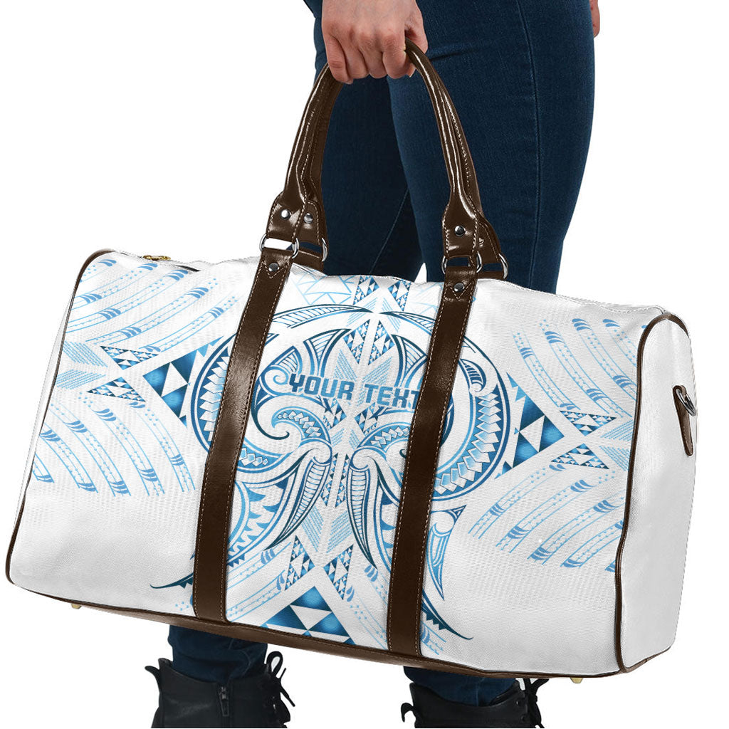 Maori Rugby Custom Ngaru Mangopare Travel Bag Kahui Whetu Niho Taniwha Motif LT9 - Polynesian Pride