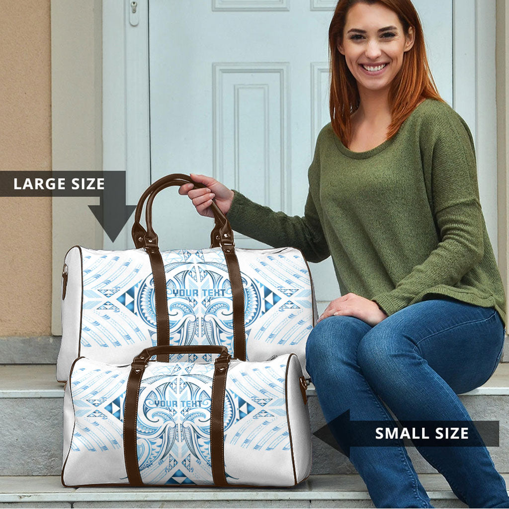 Maori Rugby Custom Ngaru Mangopare Travel Bag Kahui Whetu Niho Taniwha Motif LT9 - Polynesian Pride