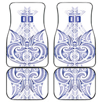 Maori Rugby Custom Ngaru Mangopare Car Mats Kikorangi Niho Taniwha Motif LT9 - Polynesian Pride