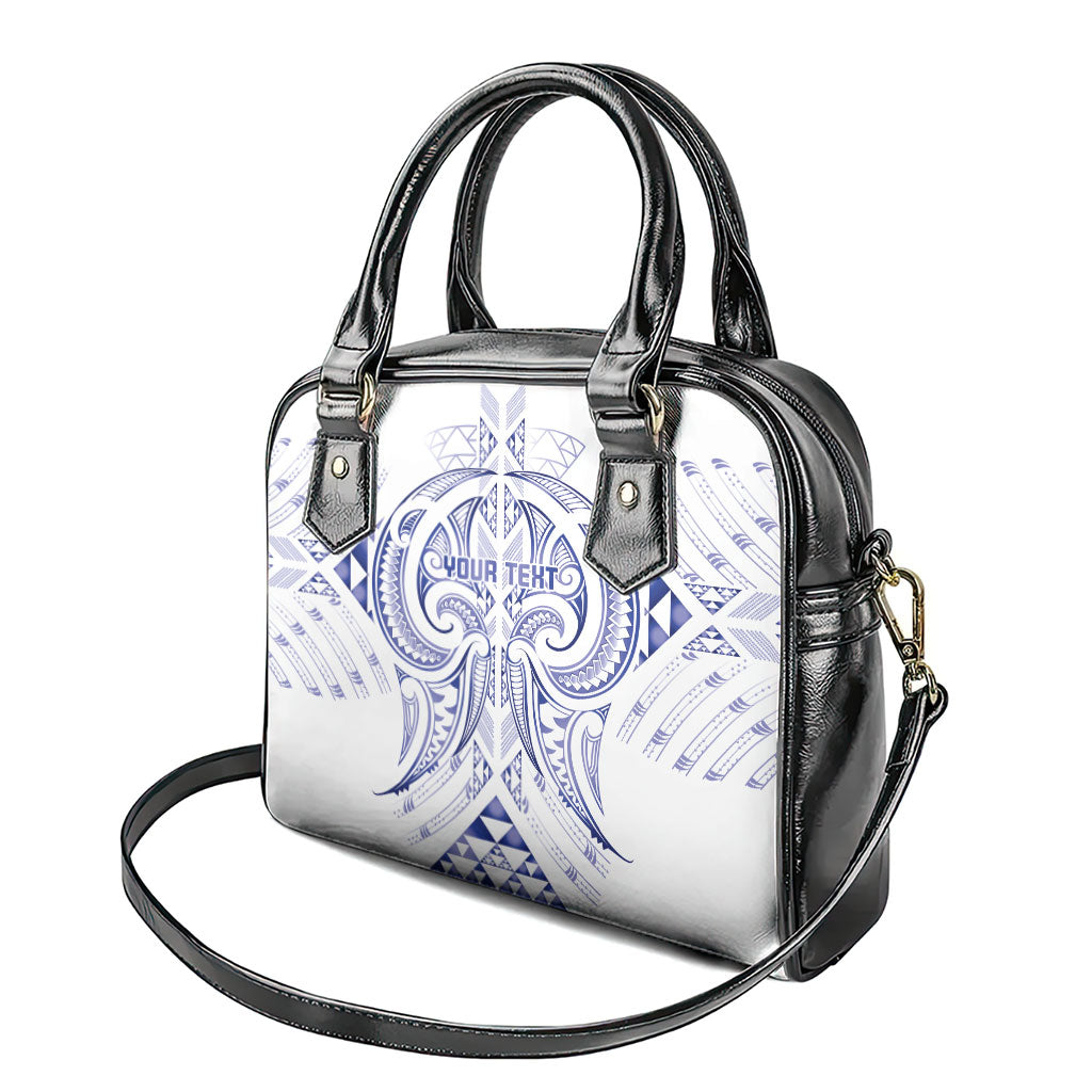 Maori Rugby Custom Ngaru Mangopare Shoulder Handbag Kikorangi Niho Taniwha Motif LT9 - Polynesian Pride