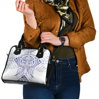 Maori Rugby Custom Ngaru Mangopare Shoulder Handbag Kikorangi Niho Taniwha Motif LT9 - Polynesian Pride