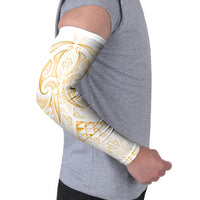 Maori Rugby Custom Ngaru Mangopare Arm Sleeves Koura Niho Taniwha Motif LT9 - Polynesian Pride